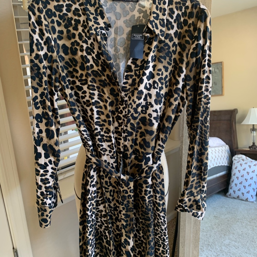 Animal print dress